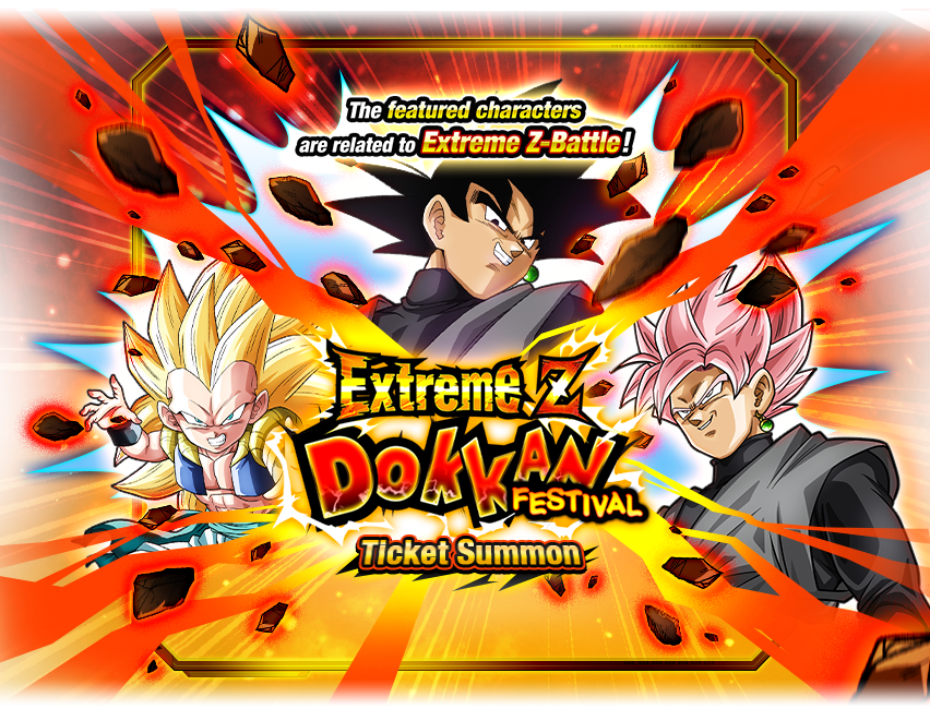 Extreme Z Dokkan Festival Ticket Summon [Goku Black] [Super Saiyan 3 Gotenks]