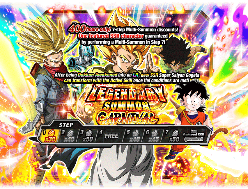 Legendary Summon Carnival [Super Saiyan Gogeta]