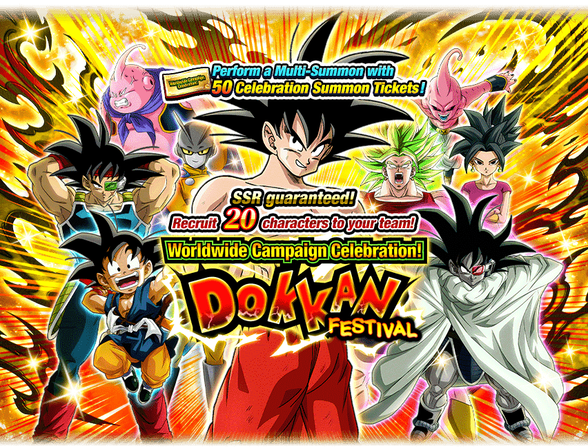 Worldwide Campaign Celebration! Dokkan Festival (A) [SSR Guaranteed]