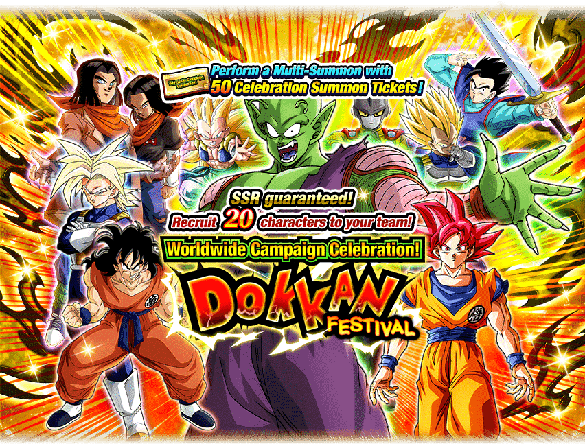 Worldwide Campaign Celebration! Dokkan Festival (B) [SSR Guaranteed]