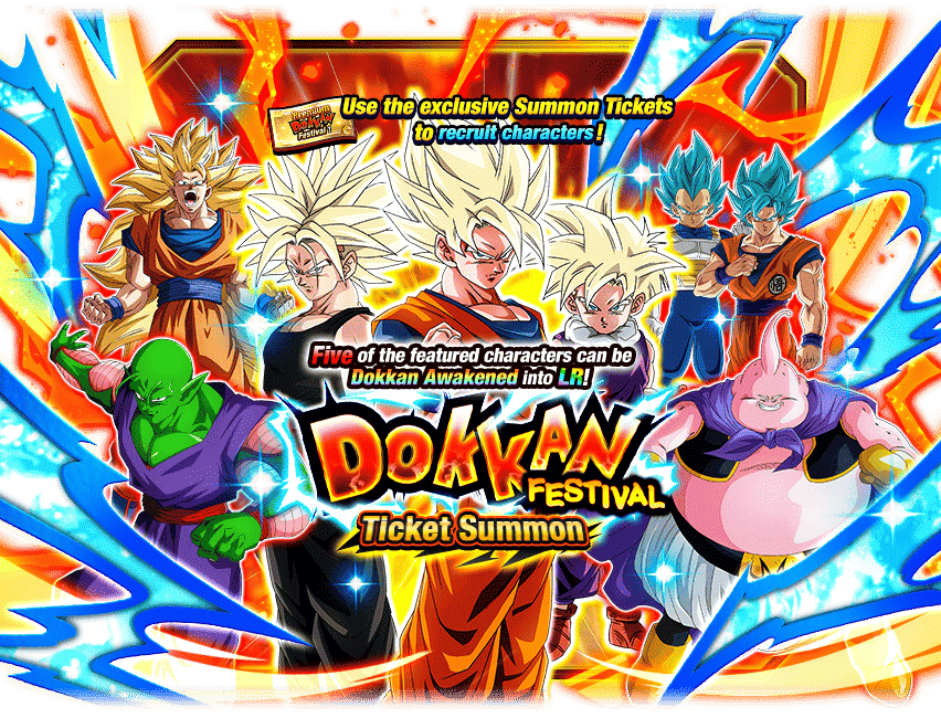 Dokkan Festival Ticket Summon [Super Saiyan Goku & Super Saiyan Gohan (Youth) & Super Saiyan Trunks (Teen)] [Premium]