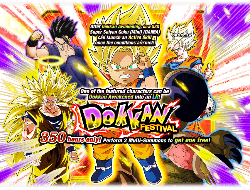 Dokkan Festival [Super Saiyan Goku (Mini) (DAIMA)]