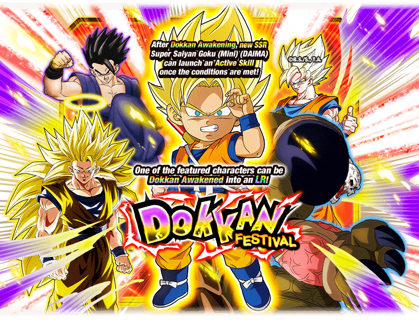 Dokkan Festival [Super Saiyan Goku (Mini) (DAIMA)]