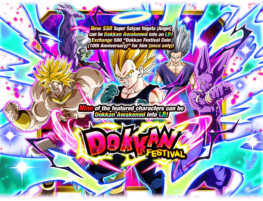 Dokkan Festival [Super Saiyan Vegeta (Angel)]