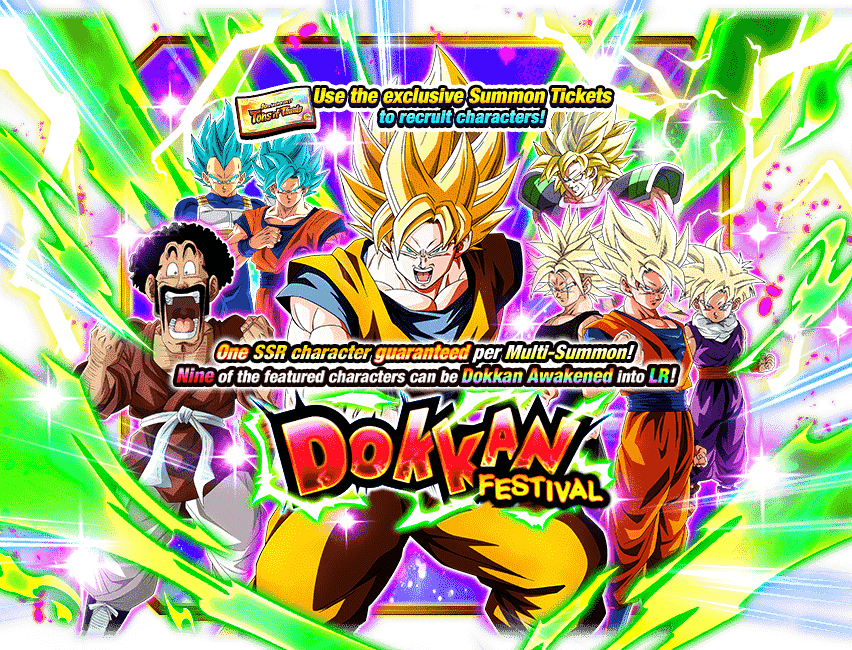 Dokkan Festival [Super Saiyan Goku - Tons of Thanks Summon Ticket]