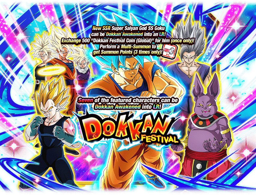 Dokkan Festival [Super Saiyan God SS Goku]