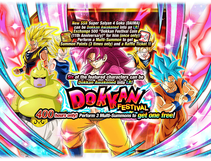 Dokkan Festival [Super Saiyan 4 Goku (DAIMA)]