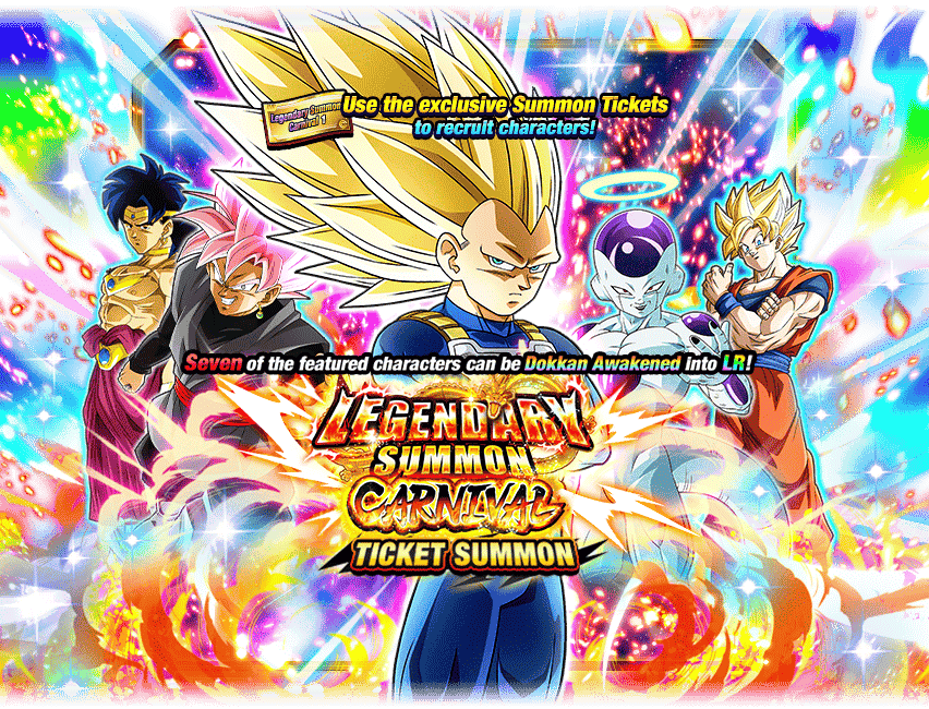 Legendary Summon Carnival Ticket Summon [Super Saiyan 3 Vegeta (DAIMA)]
