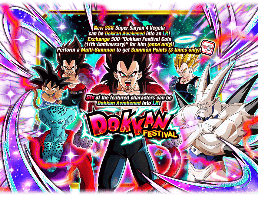 Dokkan Festival [Super Saiyan 4 Vegeta]