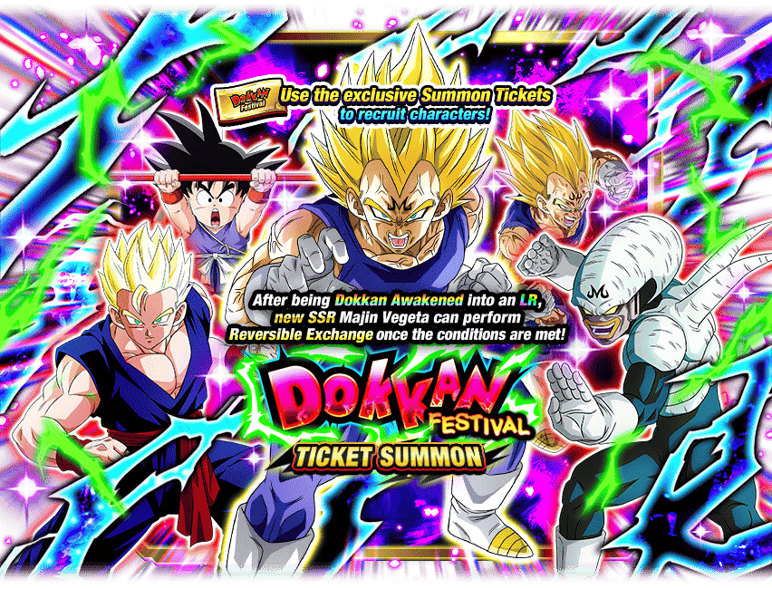 Dokkan Festival Ticket Summon [Majin Vegeta]