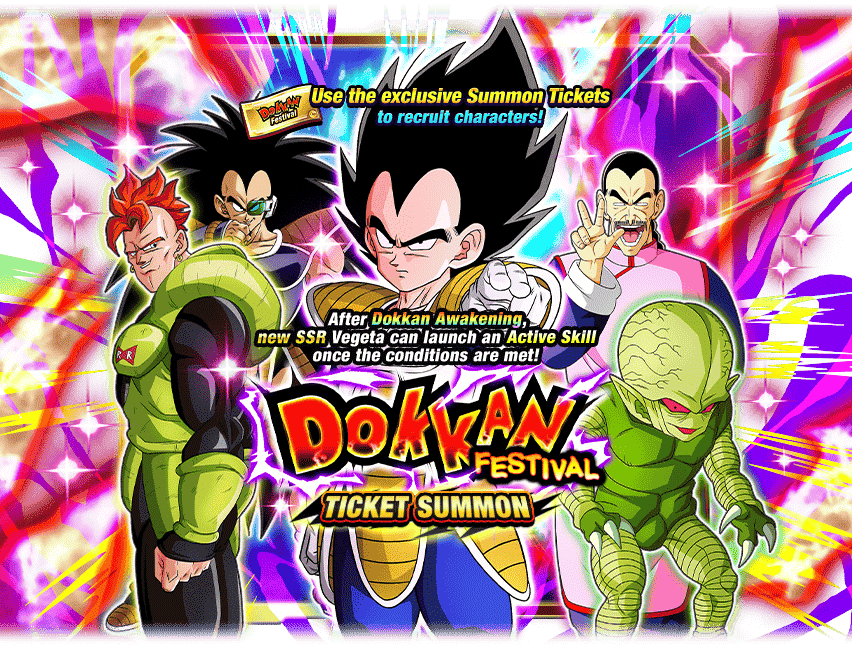 Dokkan Festival Ticket Summon [Vegeta]