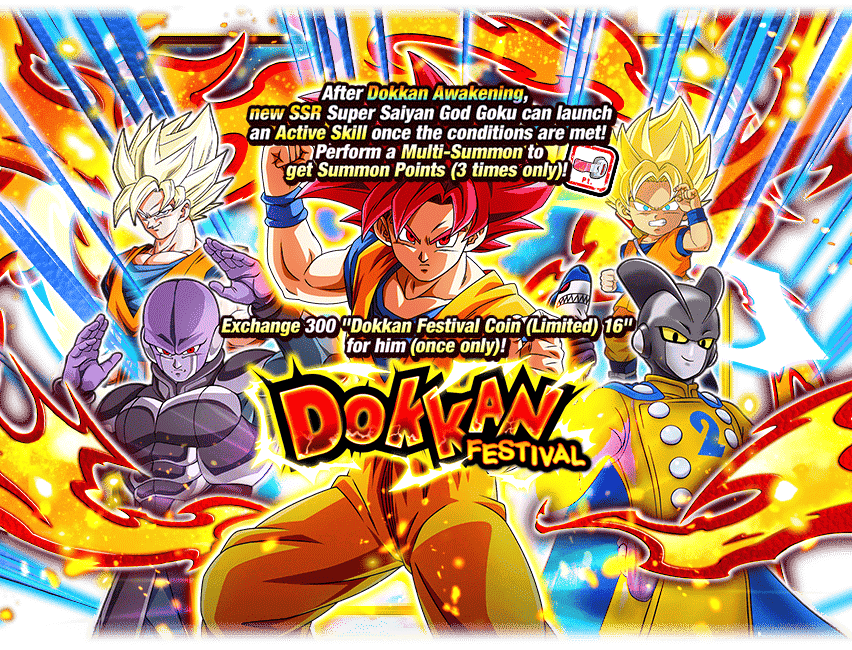 Dokkan Festival [Super Saiyan God Goku]