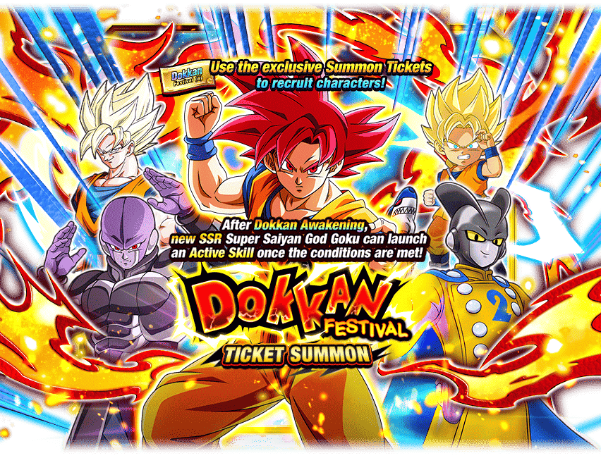 Dokkan Festival Ticket Summon [Super Saiyan God Goku]