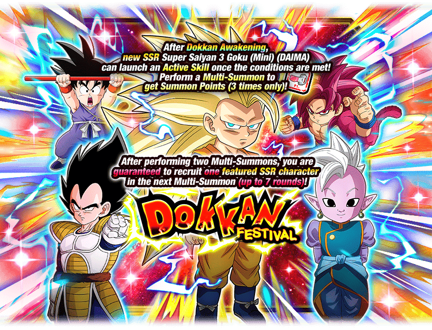 Dokkan Festival [Super Saiyan 3 Goku (Mini) (DAIMA)]