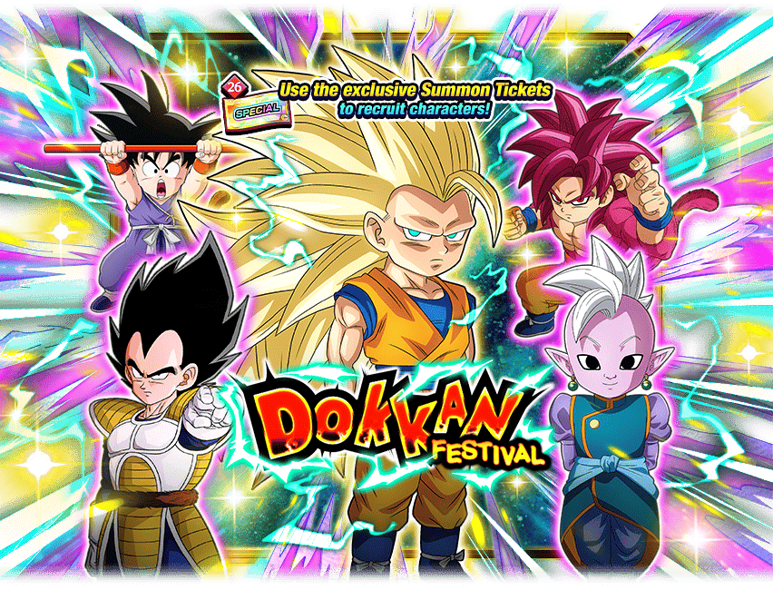 Dokkan Festival [Super Saiyan 3 Goku (Mini) (DAIMA) - Special Summon Ticket]