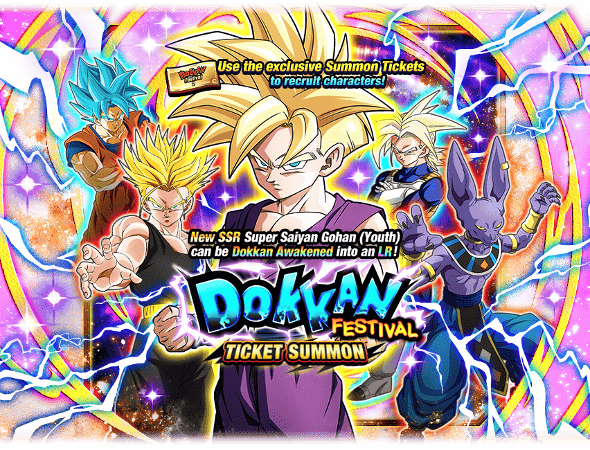 Dokkan Festival Ticket Summon [Super Saiyan Gohan (Youth)]