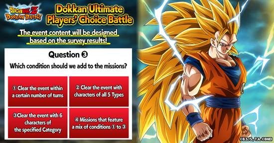 Banner for Join the Player Survey to 
Determine the Content of an Event!