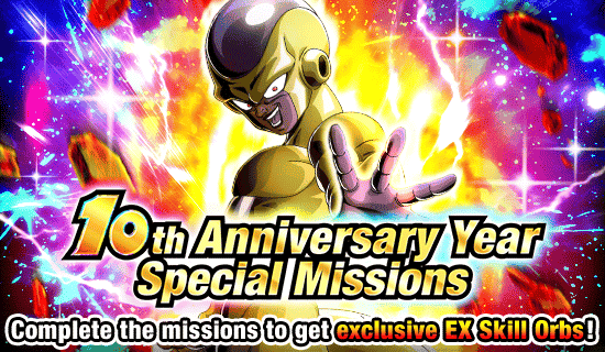 Banner for 10th Anniversary Year 
Special Missions!