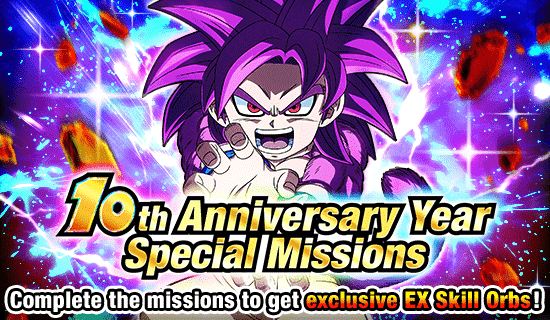 Banner for 10th Anniversary Year 
Special Missions!