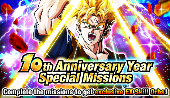 Banner for 10th Anniversary Year 
Special Missions!