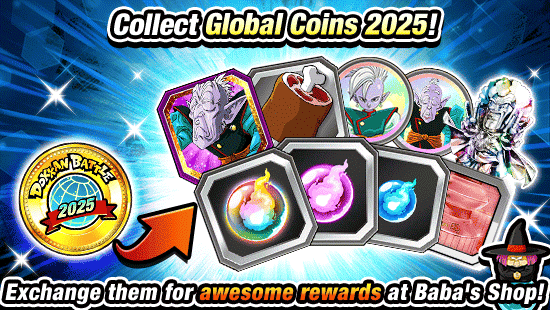 Banner for New Treasure Item 
"Global Coin 2025"!
