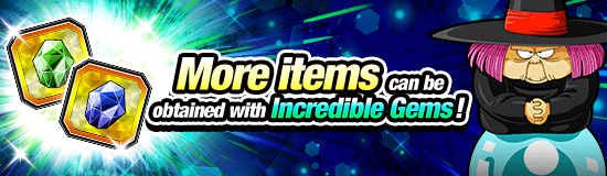 Banner for "Incredible Gem (Green)" Section
in Baba's Shop Has Been Updated!