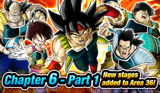 Banner for New Stages of Quest Dokkan Story 
Area 36 Coming Soon!