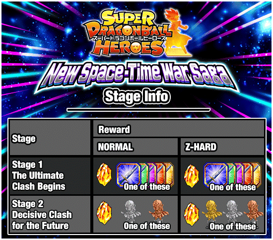 Banner for Super Dragon Ball Heroes: 
New Space-Time War Saga!
