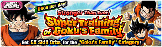 Banner for Gohan, Goku and Goten Day 
Campaign!