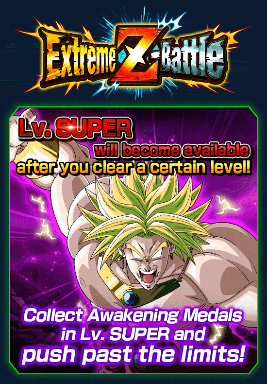 Banner for New Level of Extreme Z-Battle!