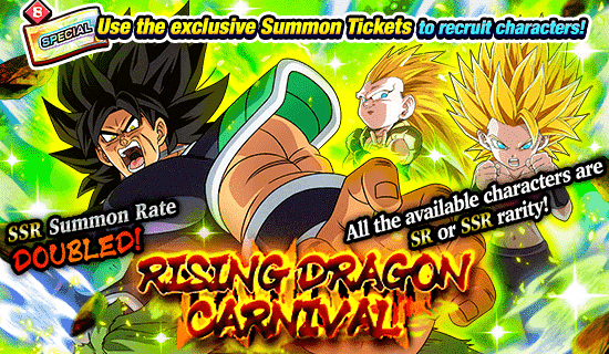 Banner for Rising Dragon Carnival 
[Special Summon Ticket]!