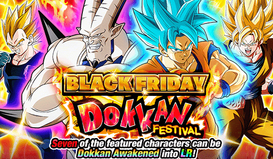 Banner for Black Friday Dokkan Festival!
