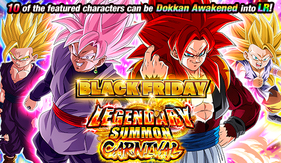 Banner for Black Friday 
Legendary Summon Carnival!