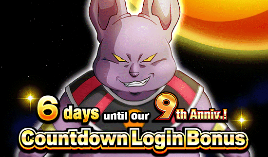 Banner for 9th Anniv. Incoming! 
Countdown Login Bonus!