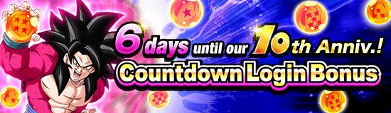 10th Anniv. Incoming! 
Countdown Login Bonus!