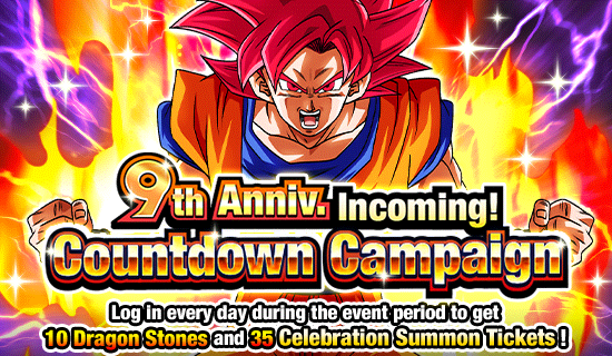 Banner for 9th Anniv. Incoming! 
Countdown Campaign!