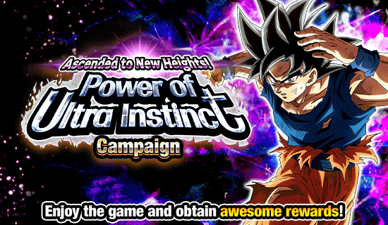 Banner for Ascended to New Heights! 
Power of Ultra Instinct Campaign!