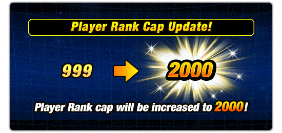 Banner for Regarding the Player Rank Cap Update