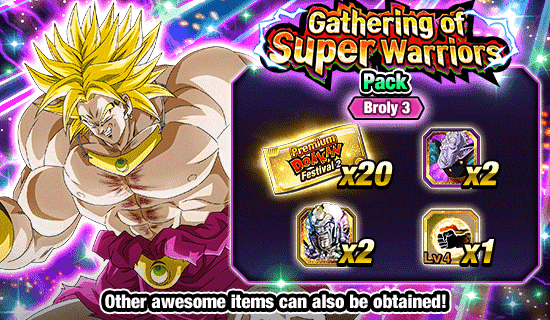 Banner for Gathering of Super Warriors 
Packs Up for Sale!