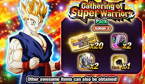 Banner for Gathering of Super Warriors 
Packs Up for Sale!