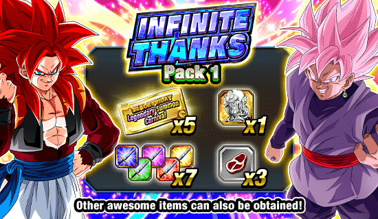 Banner for Infinite Thanks Packs 
Up for Sale!