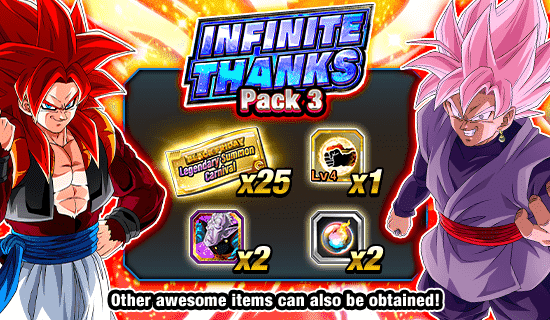 Banner for Infinite Thanks Packs 
Up for Sale!
