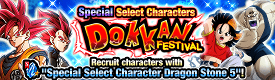 Special Select Characters 
Dokkan Festival!
