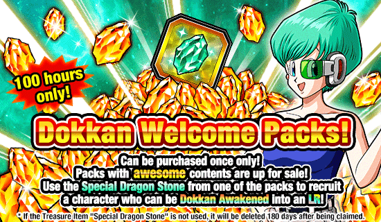 Banner for Dokkan Welcome Packs 
Up for Sale! (Updated)