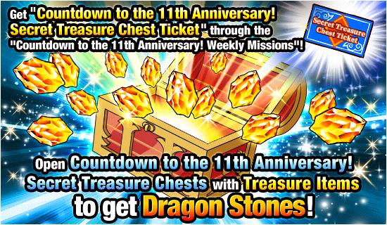 Banner for Countdown to the 11th Anniversary! 
Weekly Missions Part 2!