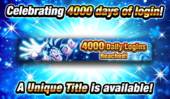 Banner for 4000 Days Celebration! 
Tons of Thanks!