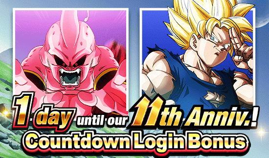 Banner for 11th Anniv. Incoming! 
Countdown Login Bonus!