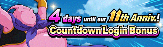 11th Anniv. Incoming! 
Countdown Login Bonus!