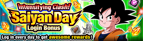 Banner for Intensifying Clash! 
Saiyan Day Campaign!