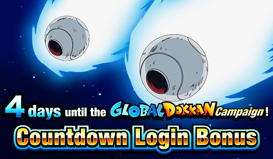 Banner for Global Dokkan Countdown
Login Bonus!